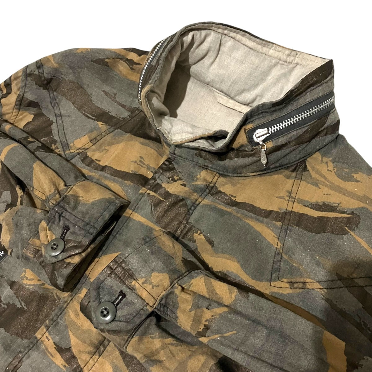 NICENESS 【TYNER Tiger Camouflage Field Jacket】ジップジャケット 古着・中古-5枚目のアイテム画像