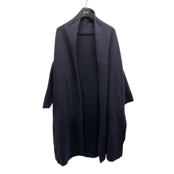 美品 MUSE de Deuxieme Classe スムースニットガウンコート MUSE de Deuxieme Classe(ミューズ デ ドゥーズィエムクラス) スムース