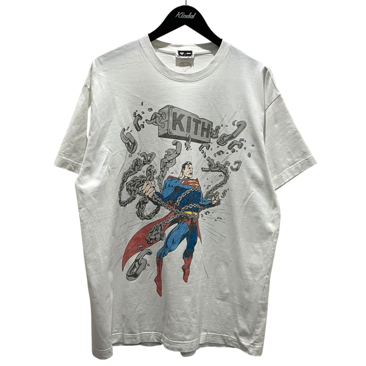 KITH×SUPER MAN 25SS【KITH X SUPERMAN CHAINS VI】プリントTシャツ25-073-060-0080-2-0 古着・中古-1枚目のアイテム画像
