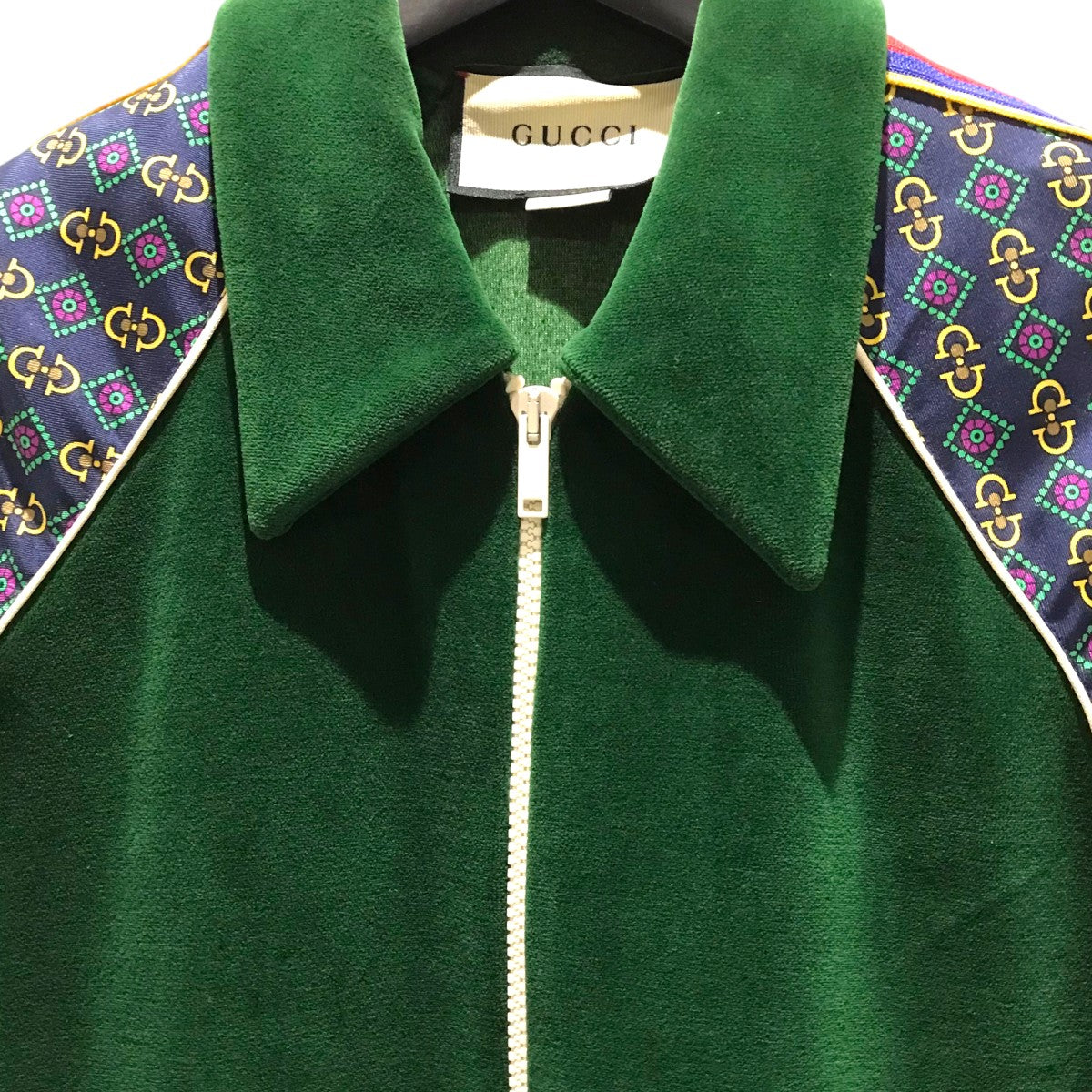 GUCCI ベロア切替ジャケット572725 古着・中古-3枚目のアイテム画像