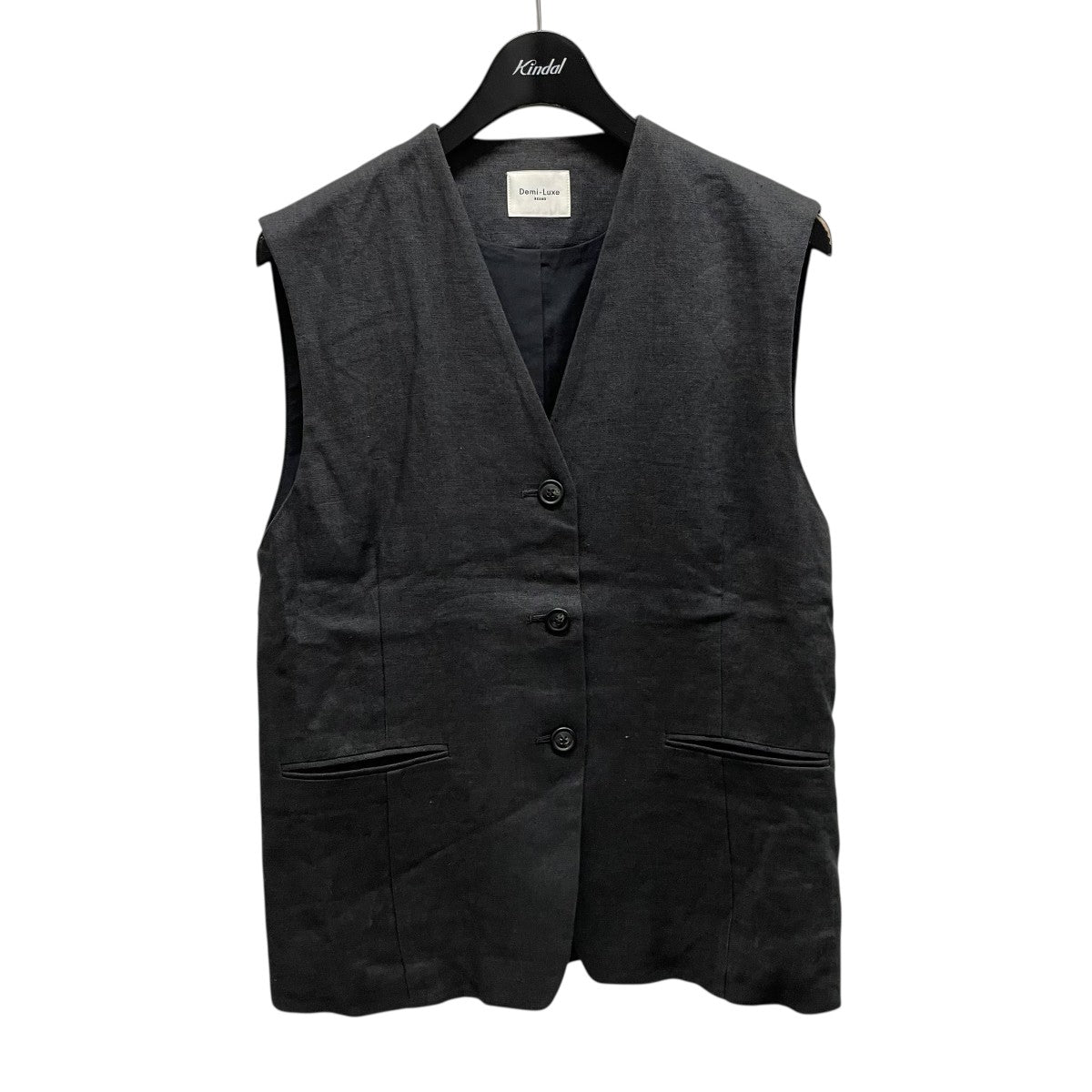 22SSリネンベスト64-06-0130-002