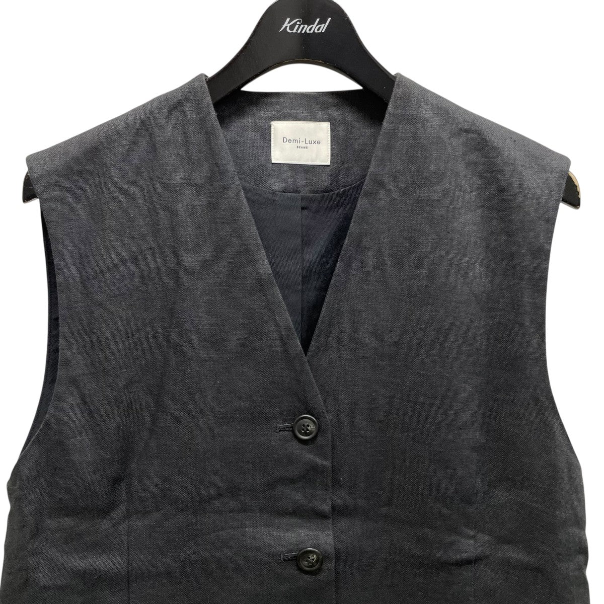 22SSリネンベスト64-06-0130-002