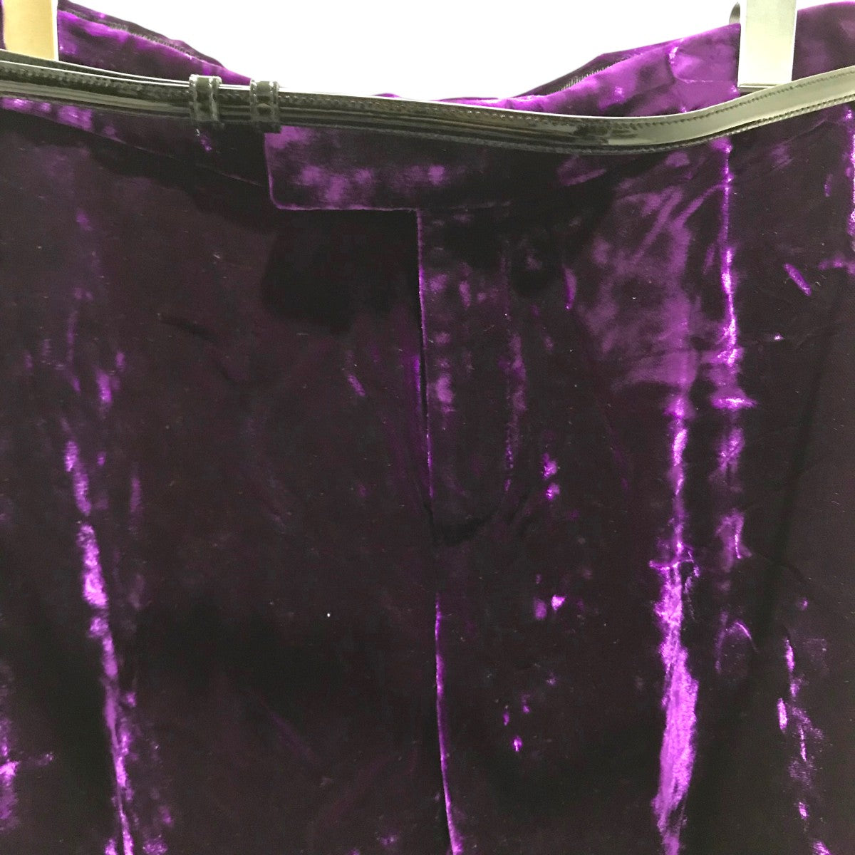 ベルト付ベルベットパンツ761072