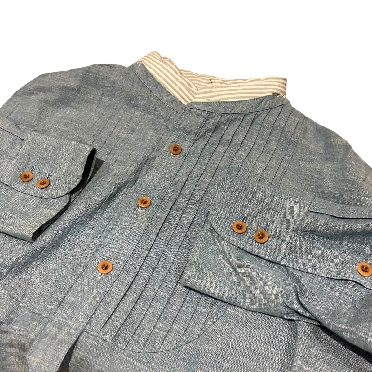 KOLOR 25AWレイヤードカラーシャツ25WCM-B07117 古着・中古-5枚目のアイテム画像