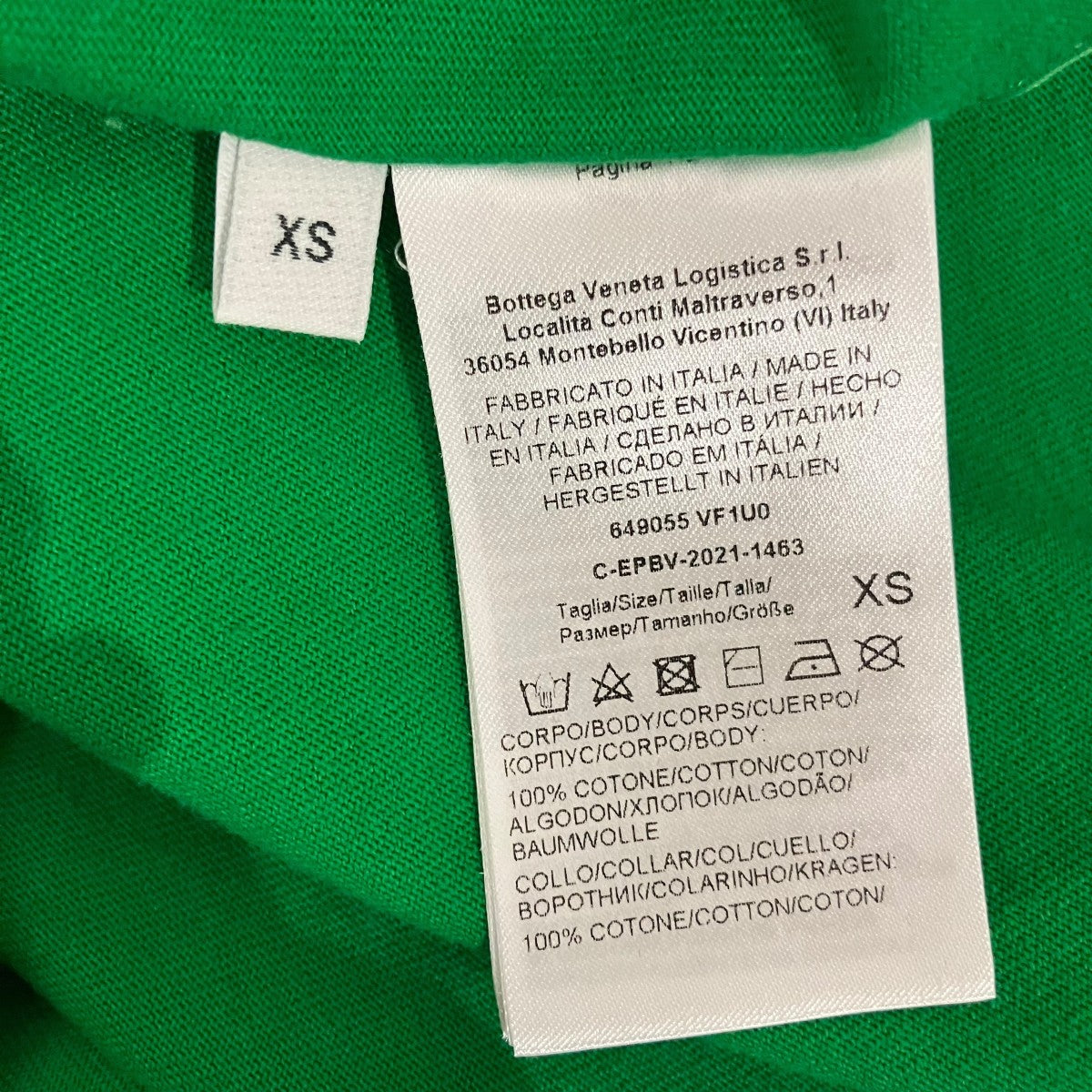 BOTTEGA VENETA クルーネックTシャツ649055 古着・中古-5枚目のアイテム画像