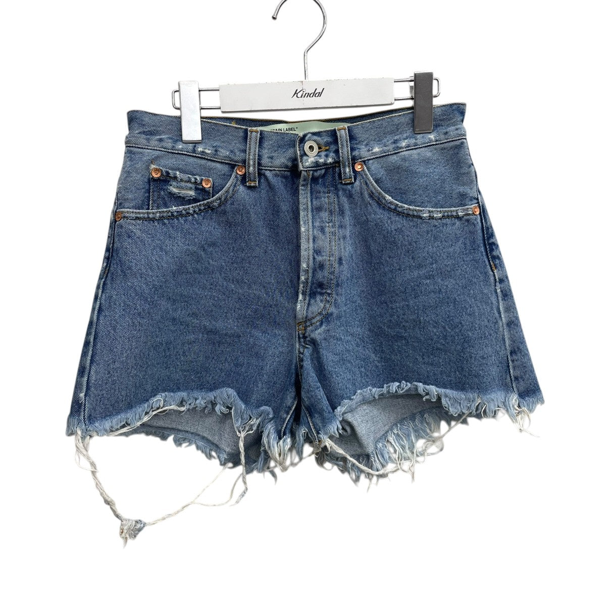 OFFWHITE カットオフデニムハーフパンツ 古着・中古-1枚目のアイテム画像
