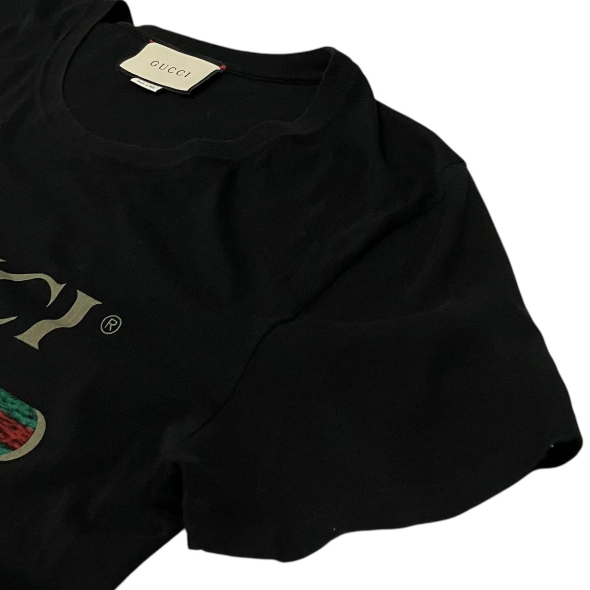 GUCCI(グッチ) 【Washed Oversized T-Shirt】ウォッシュドロゴTシャツ