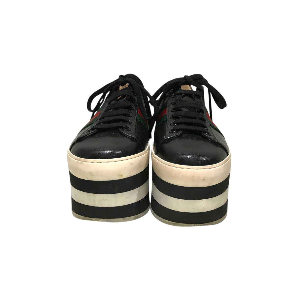 GUCCI(グッチ) ヒールパンプス ブラック サイズ 34.5(21.5)｜【公式