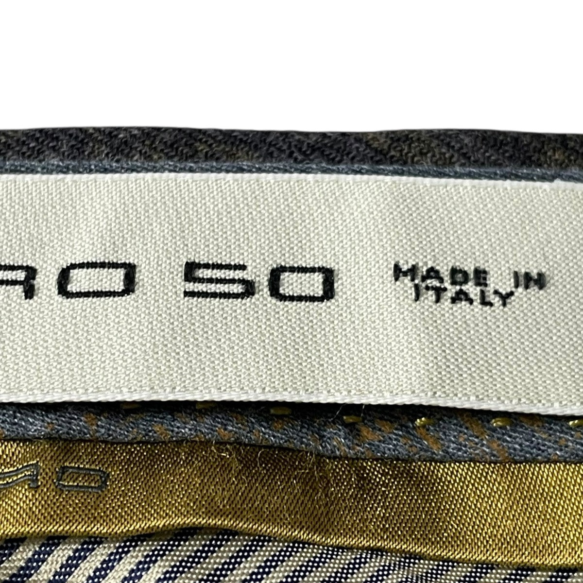 ペイズリー切替ウールスラックスパンツ182-1W121-8500