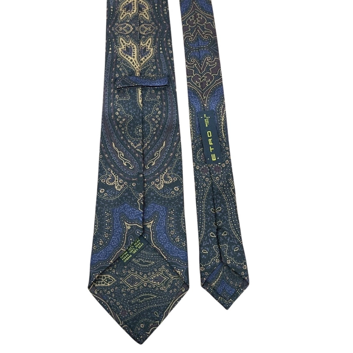 ETRO(エトロ) ペイズリーネクタイ ネイビー×ブルー｜【公式】カインド