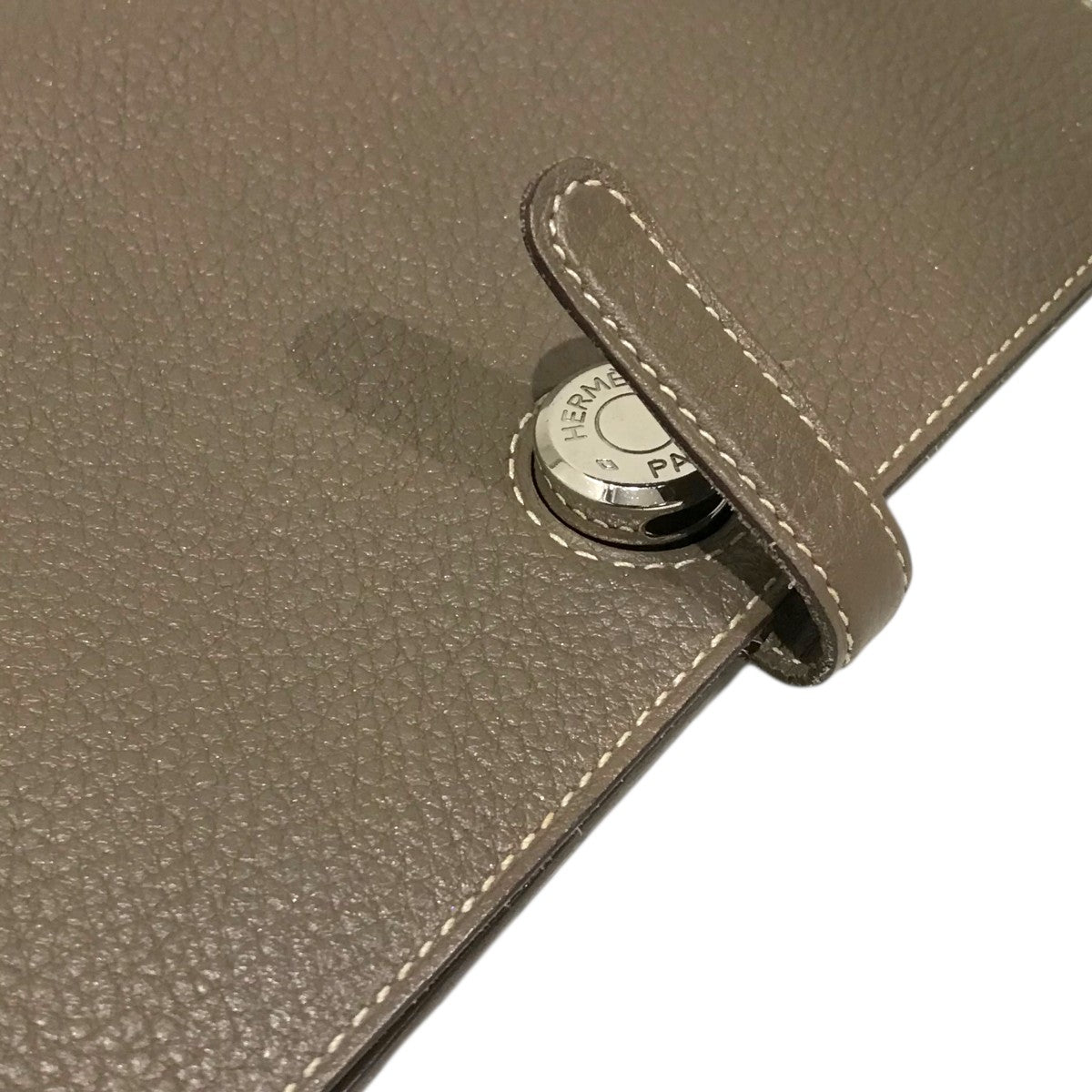 HERMES(エルメス) 【ドゴン GM】ウォレット A刻印(2017年) エトゥープ