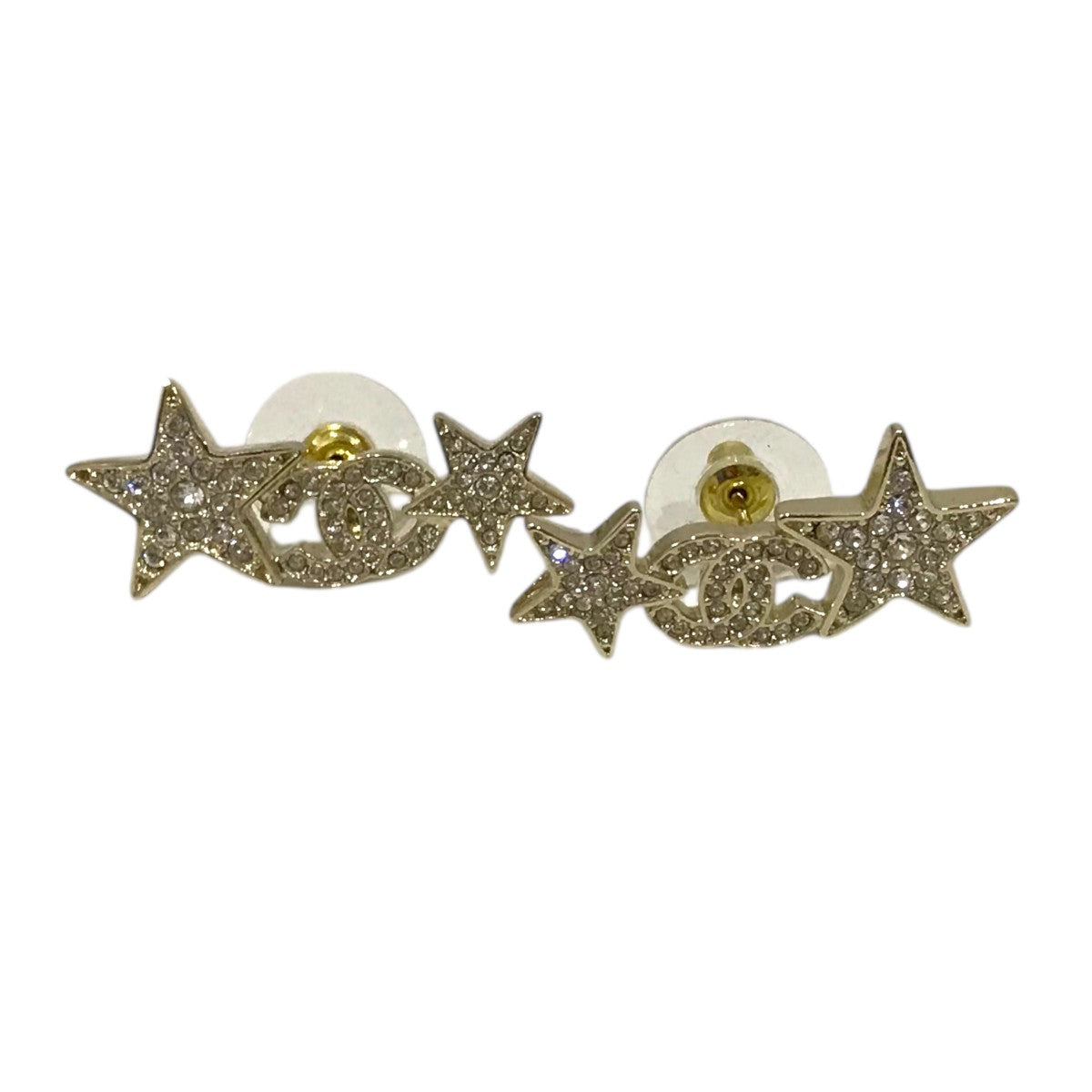 CHANEL スターピアス 古着・中古-1枚目のアイテム画像