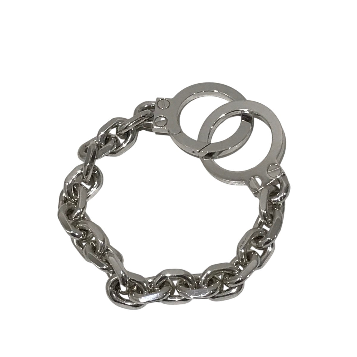 CELINE シルバー チェーンブレスレット CELINE(セリーヌ) ハンドカフチェーンブレスレット シルバー｜【公式