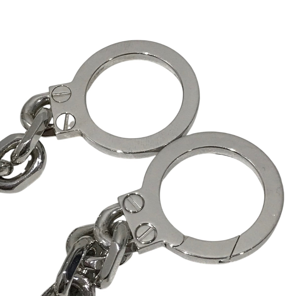 CELINE(セリーヌ) ハンドカフチェーンブレスレット シルバー｜【公式