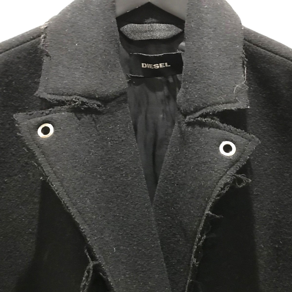 DIESEL(ディーゼル) ダブルコート ブラック サイズ XXS｜【公式