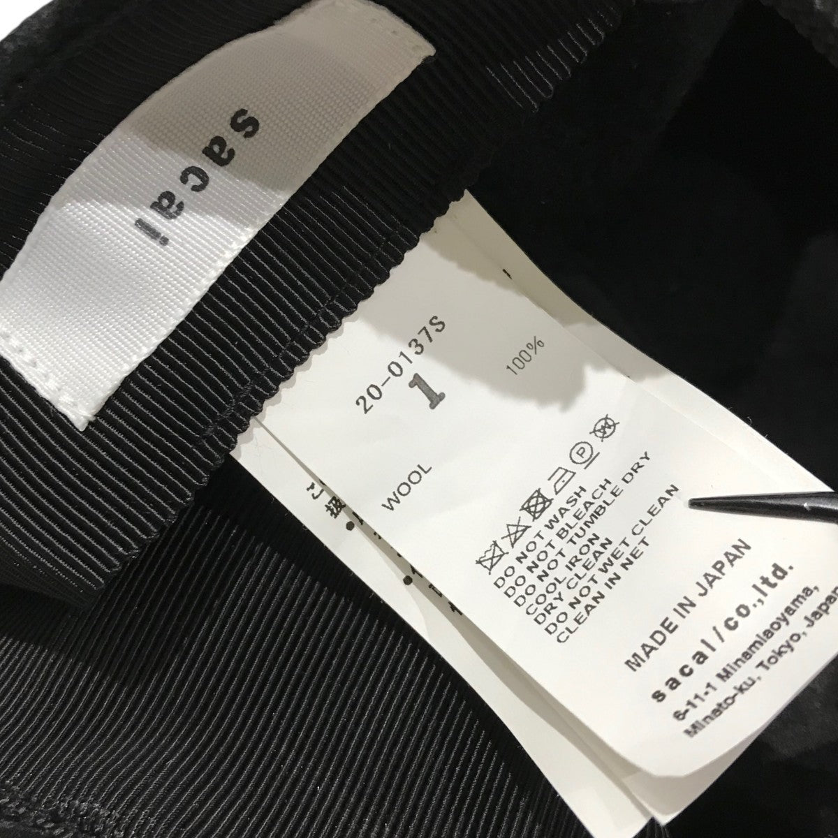 sacai キャップ20-0137S 古着・中古-7枚目のアイテム画像