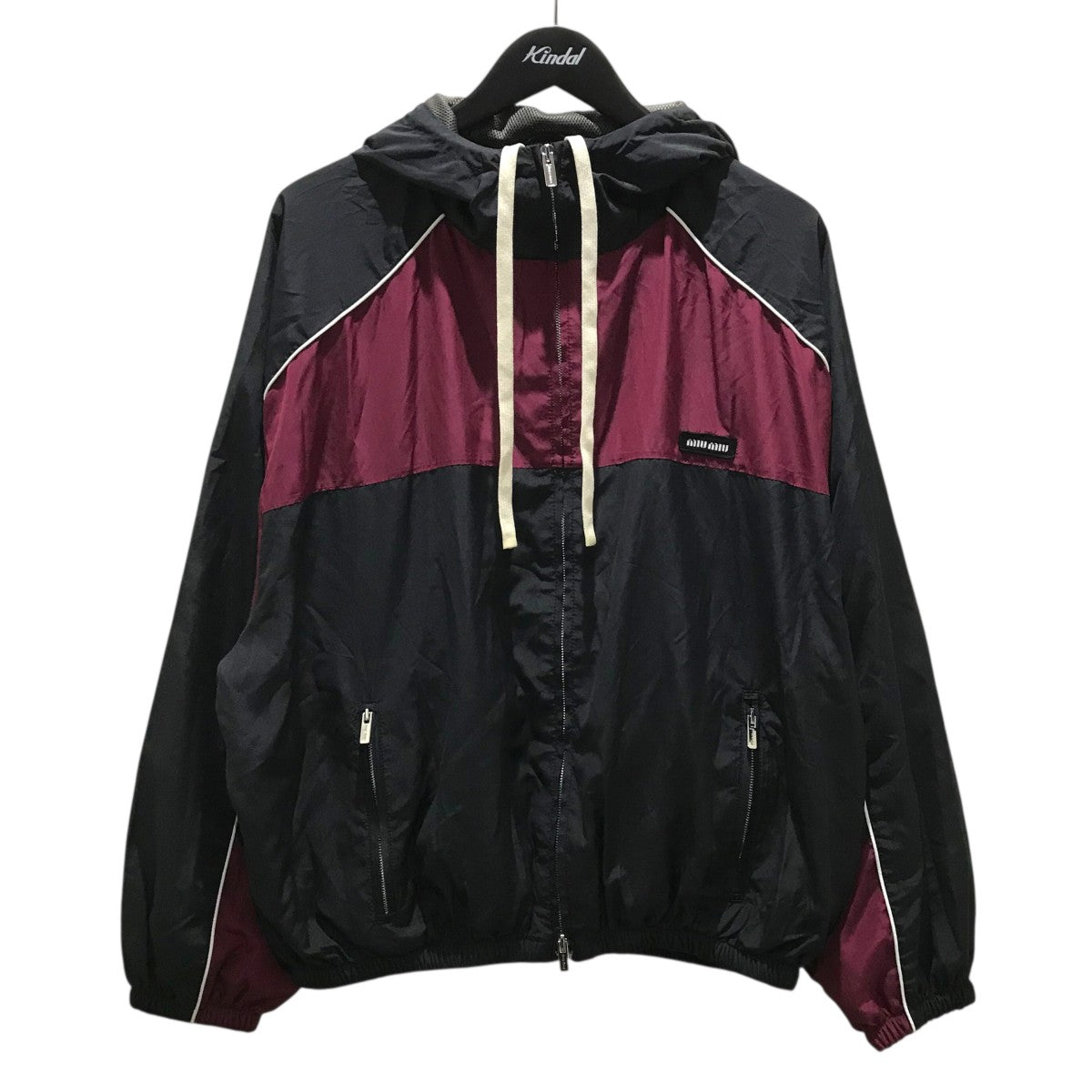 MIU MIU(ミュウミュウ) テクニカルシルクジップブルゾンML1220 ML1220