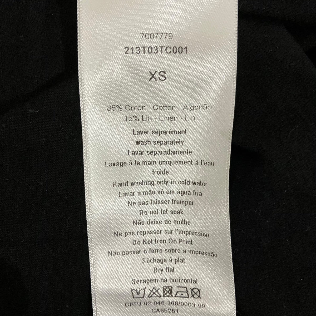 Christian Dior Tシャツ213T03TC001 古着・中古-6枚目のアイテム画像