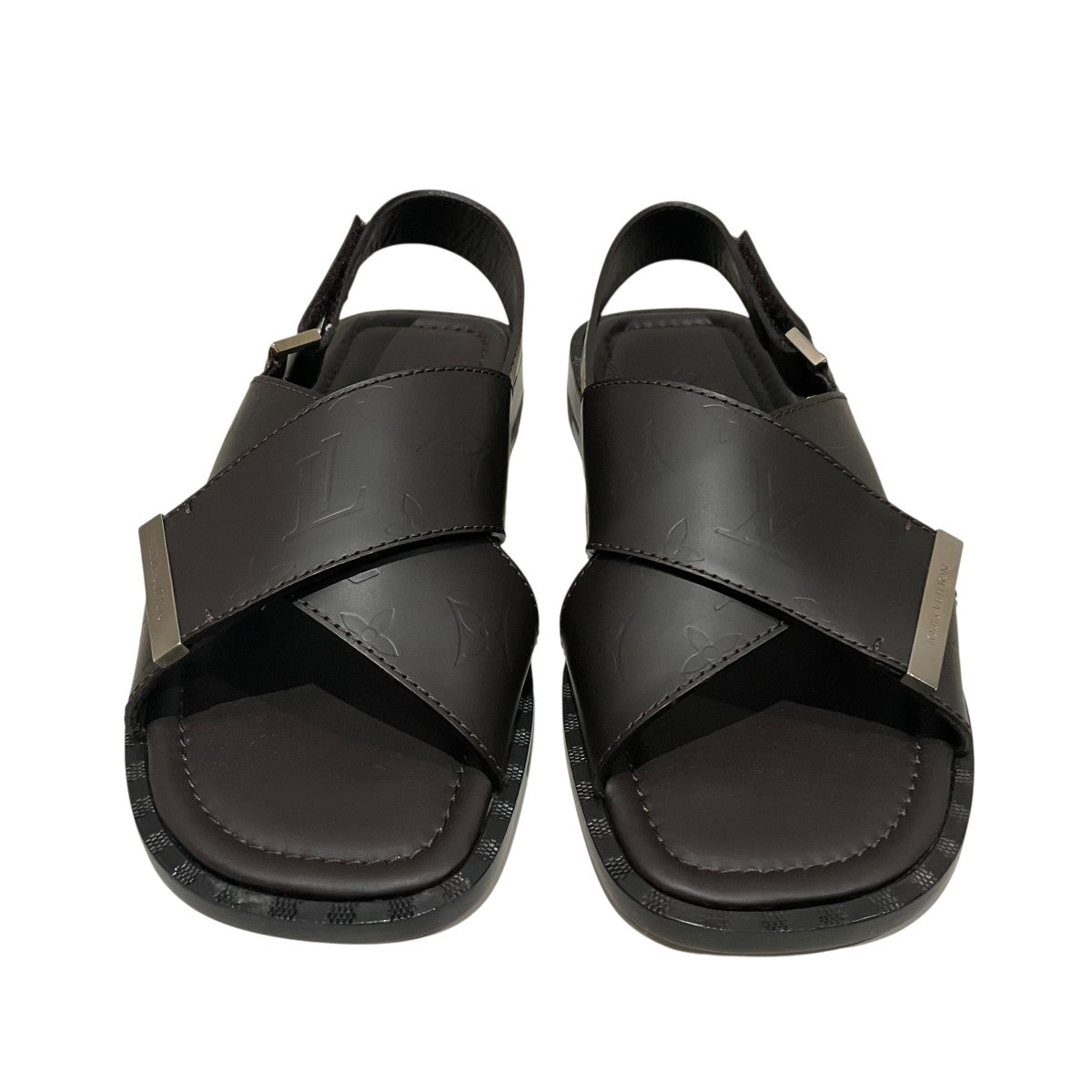 LOUIS VUITTON レザーサンダル 古着・中古-2枚目のアイテム画像