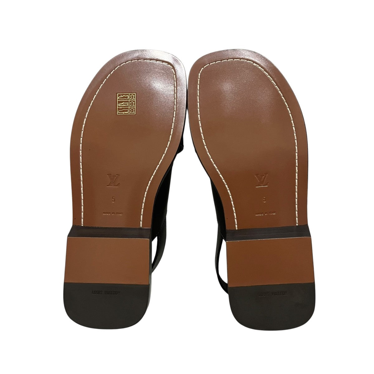 LOUIS VUITTON レザーサンダル 古着・中古-5枚目のアイテム画像