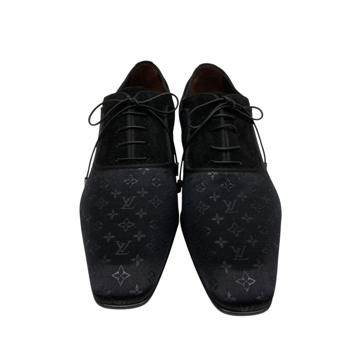 LOUIS VUITTON モノグラムサテンシューズ 古着・中古-2枚目のアイテム画像