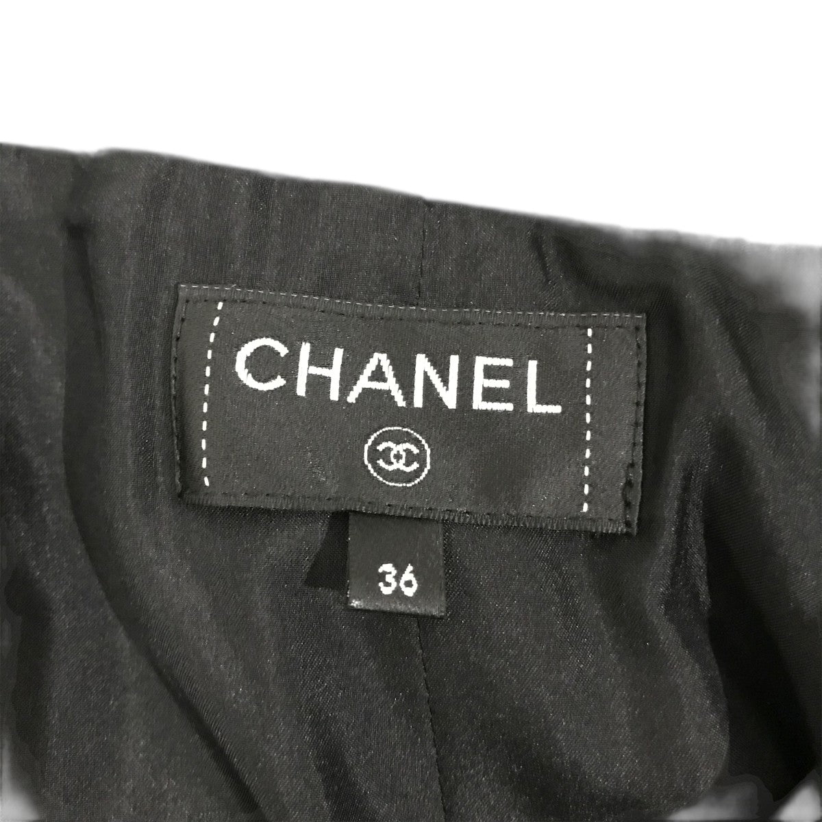 CHANEL ツイード切替スカートP75470V67152 古着・中古-7枚目のアイテム画像