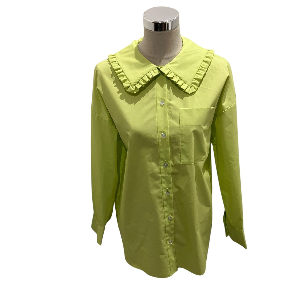 ENFOLD 【FRILL-COLLAR SHIRT】フリルカラーブラウス300IA130-0351 古着・中古-1枚目のアイテム画像