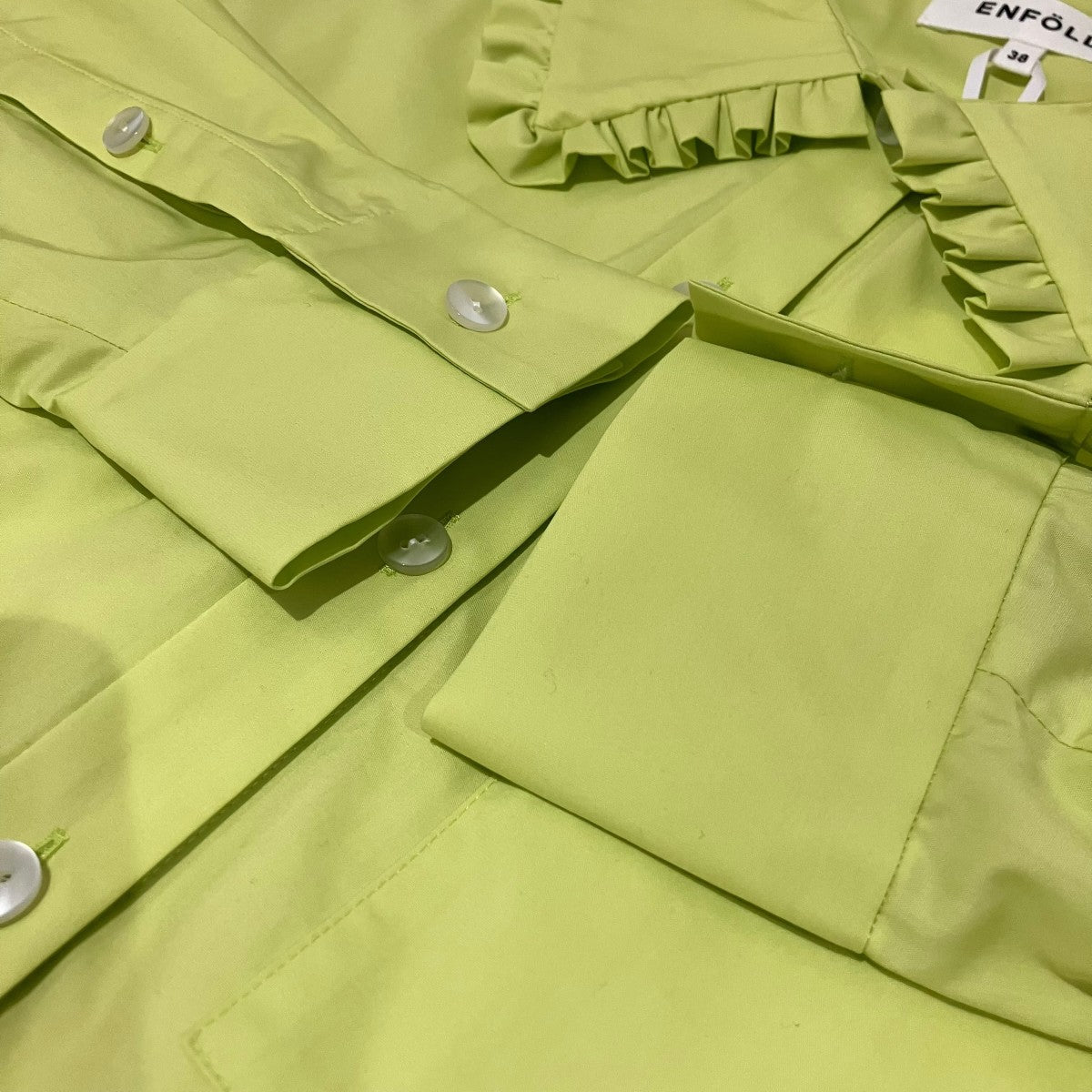ENFOLD 【FRILL-COLLAR SHIRT】フリルカラーブラウス300IA130-0351 古着・中古-6枚目のアイテム画像