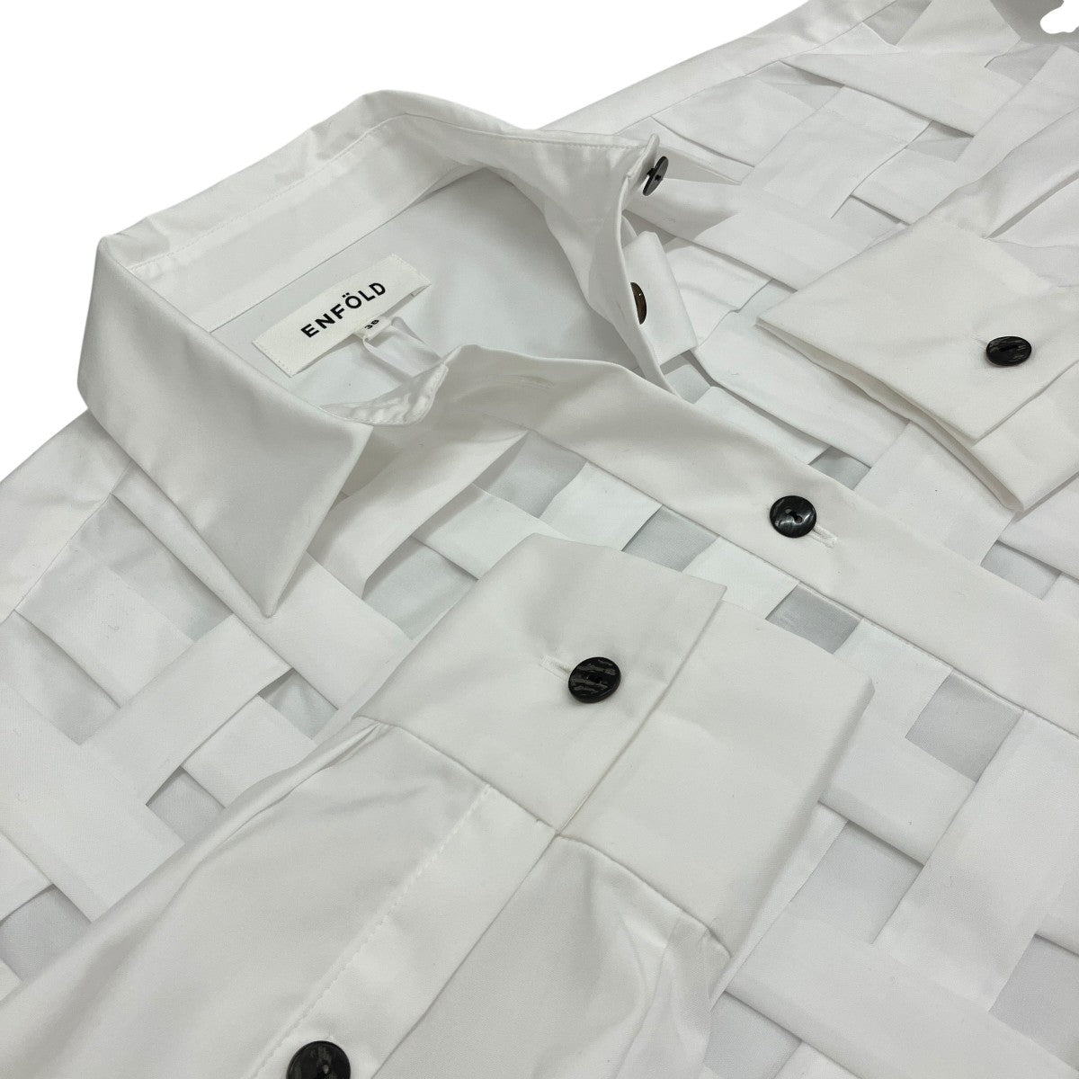 ENFOLD 【GRID SHIRT】グリッドシャツ300IA530-1721 古着・中古-5枚目のアイテム画像