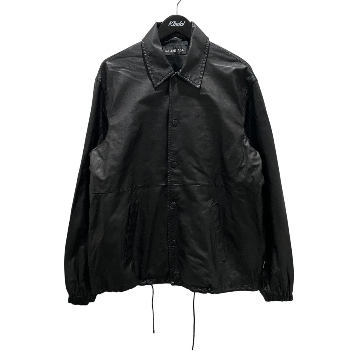 BALENCIAGA ソフトバッファロースキンレザージャケットレザーコーチジャケット626479 古着・中古-1枚目のアイテム画像
