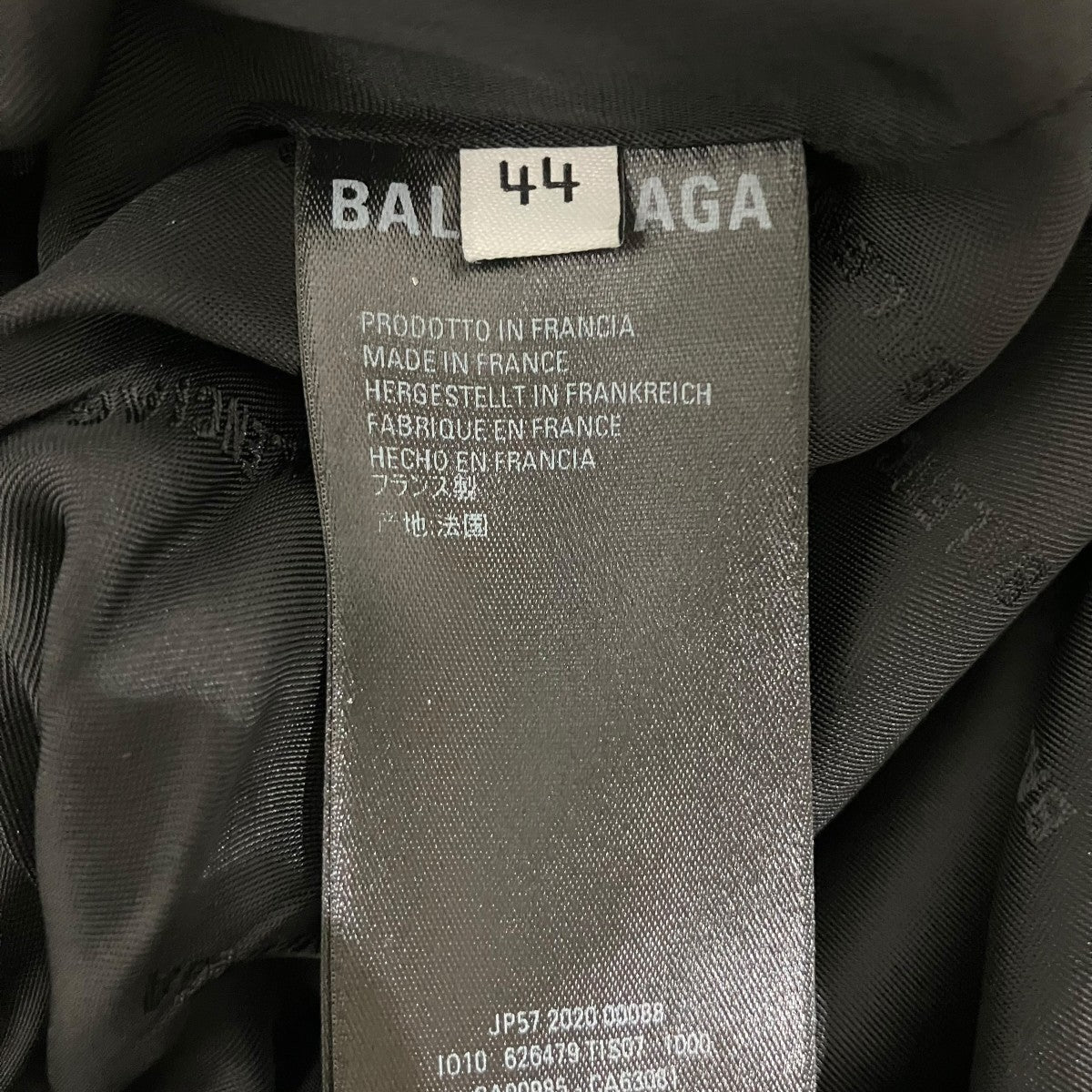 BALENCIAGA ソフトバッファロースキンレザージャケットレザーコーチジャケット626479 古着・中古-6枚目のアイテム画像