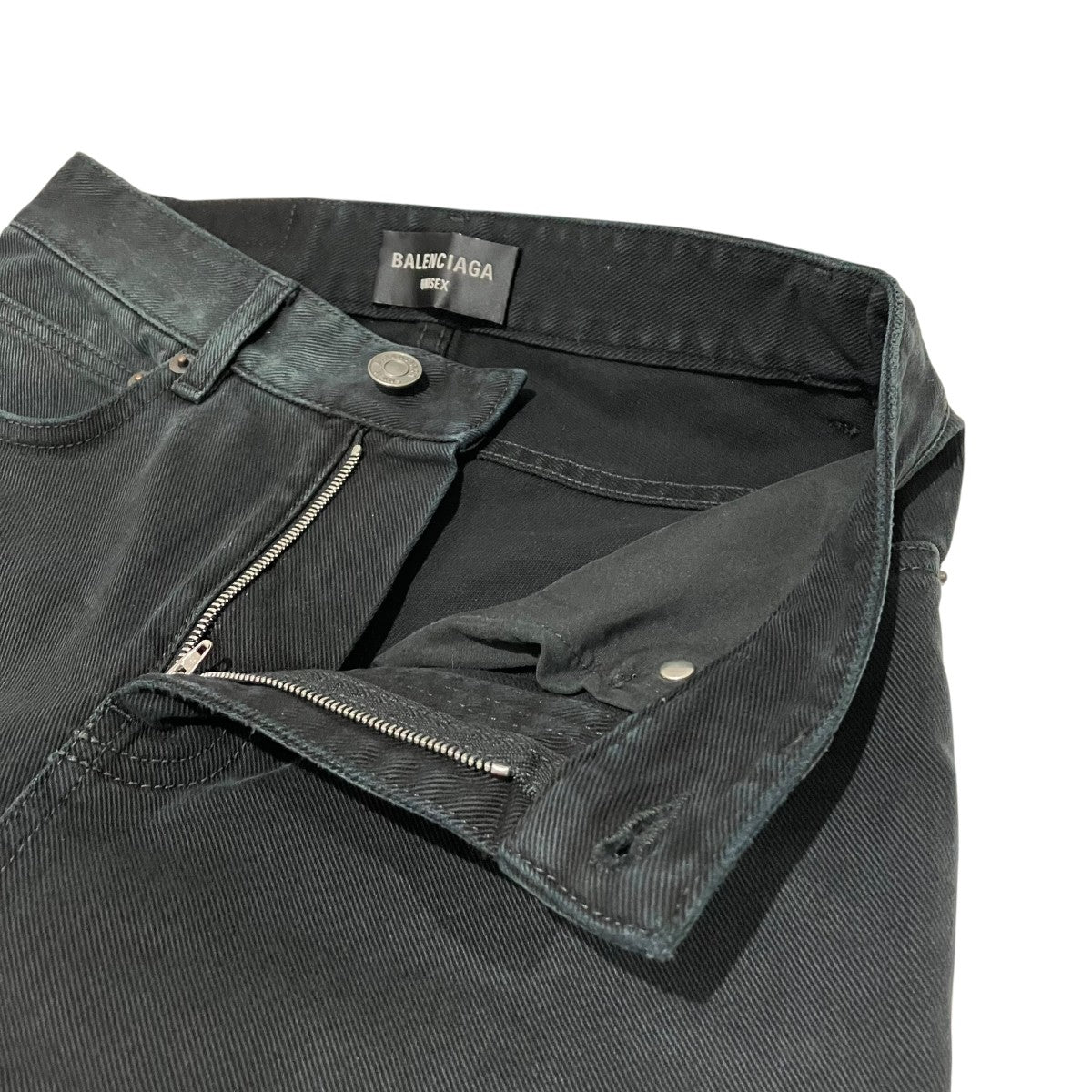 BALENCIAGA ブーツカットデニムパンツ751089 古着・中古-5枚目のアイテム画像
