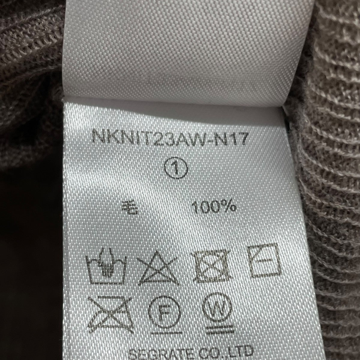ヘンリーネックカットソーNKNIT23AW-N17