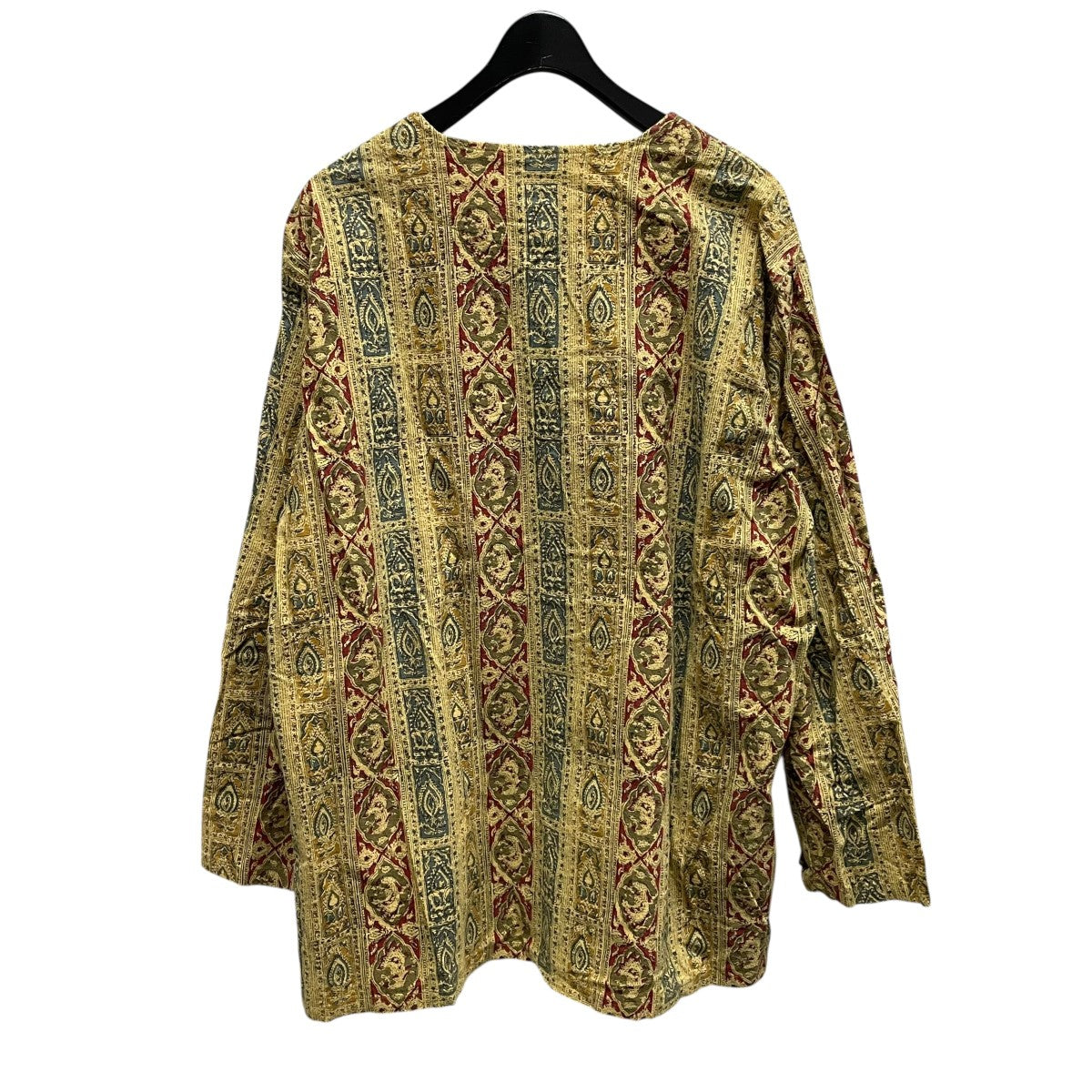 V Neck Army ShirtノーカラージャケットHM863