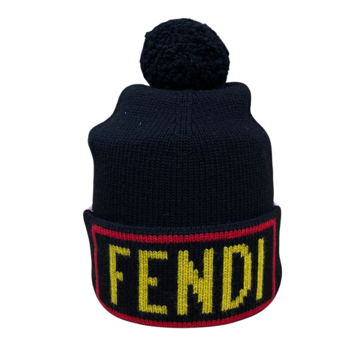 FENDI(フェンディ) バイカラーニットキャップFXQ056 A0AB FXQ056 A0AB