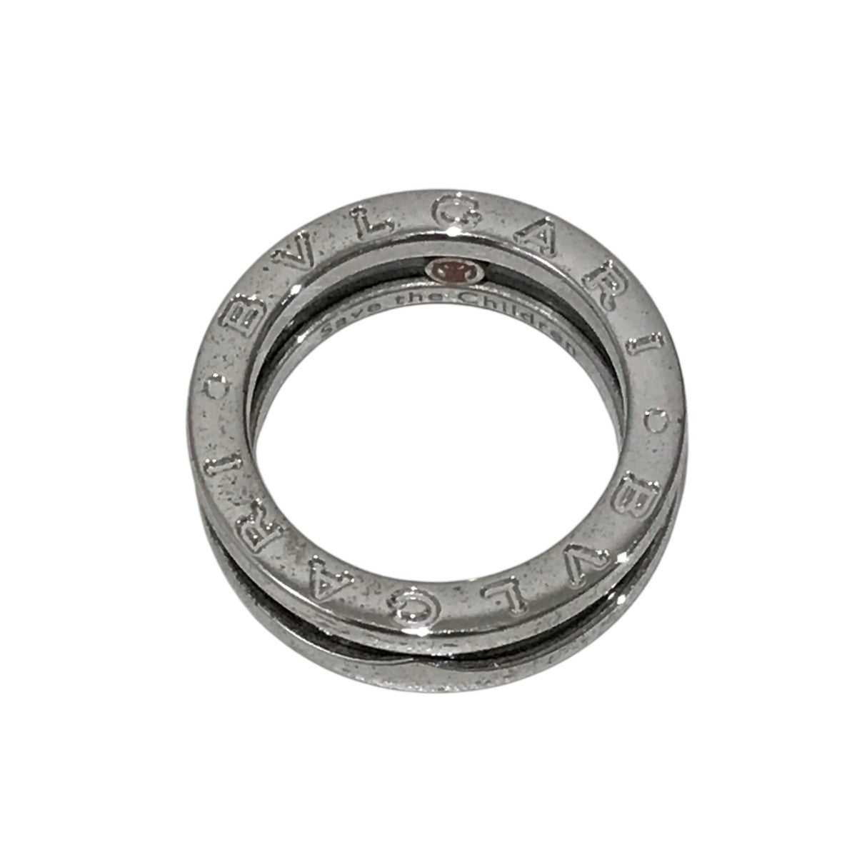 BVLGARI(ブルガリ) Save the Childrenリング シルバー×ブラック サイズ