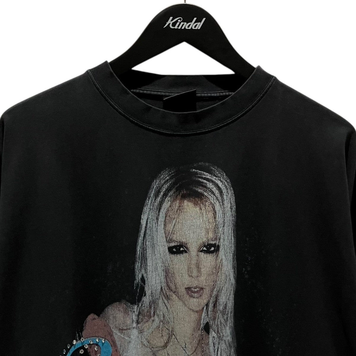 BALENCIAGA ブリトニープリントオーバーサイズTシャツ850345 TTVJ6 古着・中古-3枚目のアイテム画像