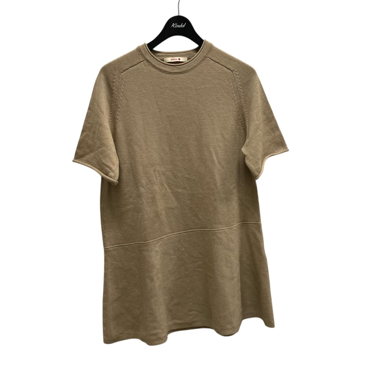 ウールムリネフレアニットチュニック35-02-44-02102