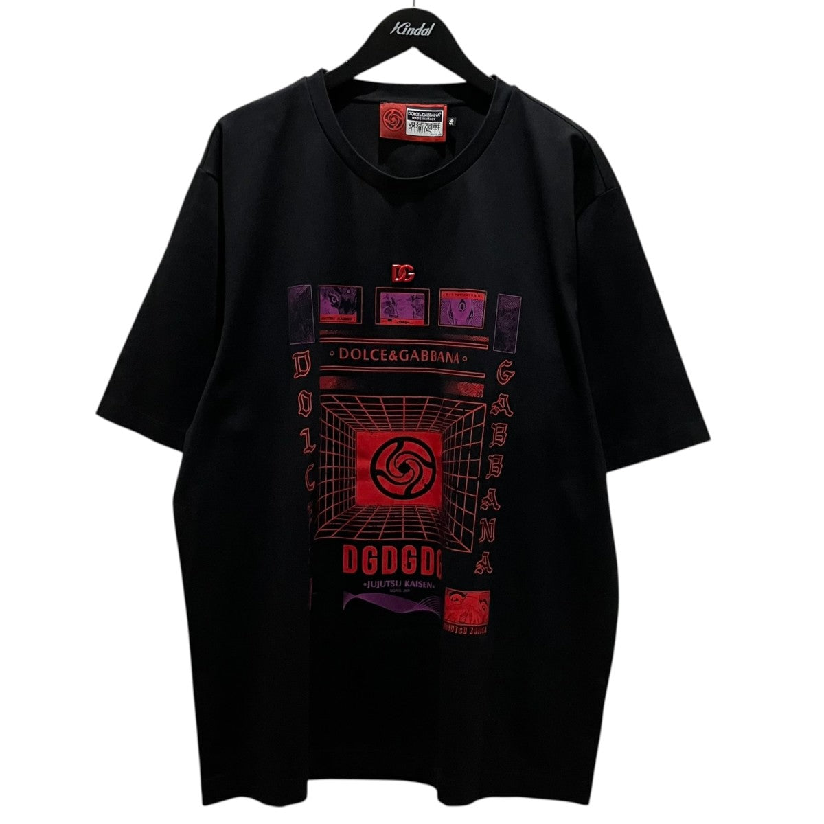 Dolce & Gabban　スパンコール グラフィック Tシャツ G8RN8TG7M8U_N0000_0.jpg