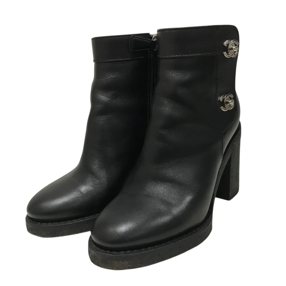 CHANEL ココマークブーツG31285 古着・中古-1枚目のアイテム画像
