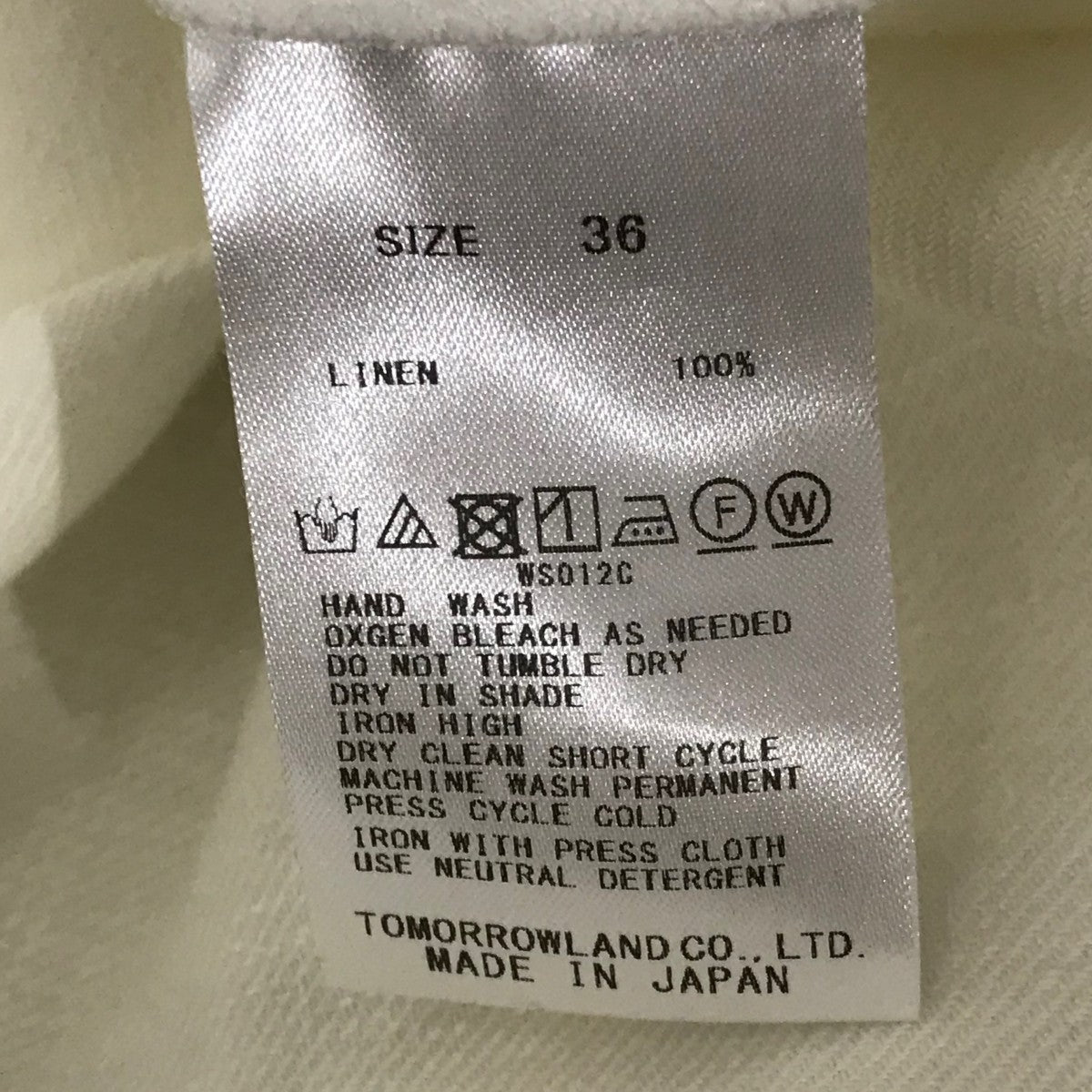 リネンツイル エプロンスカート35-05-52-05405