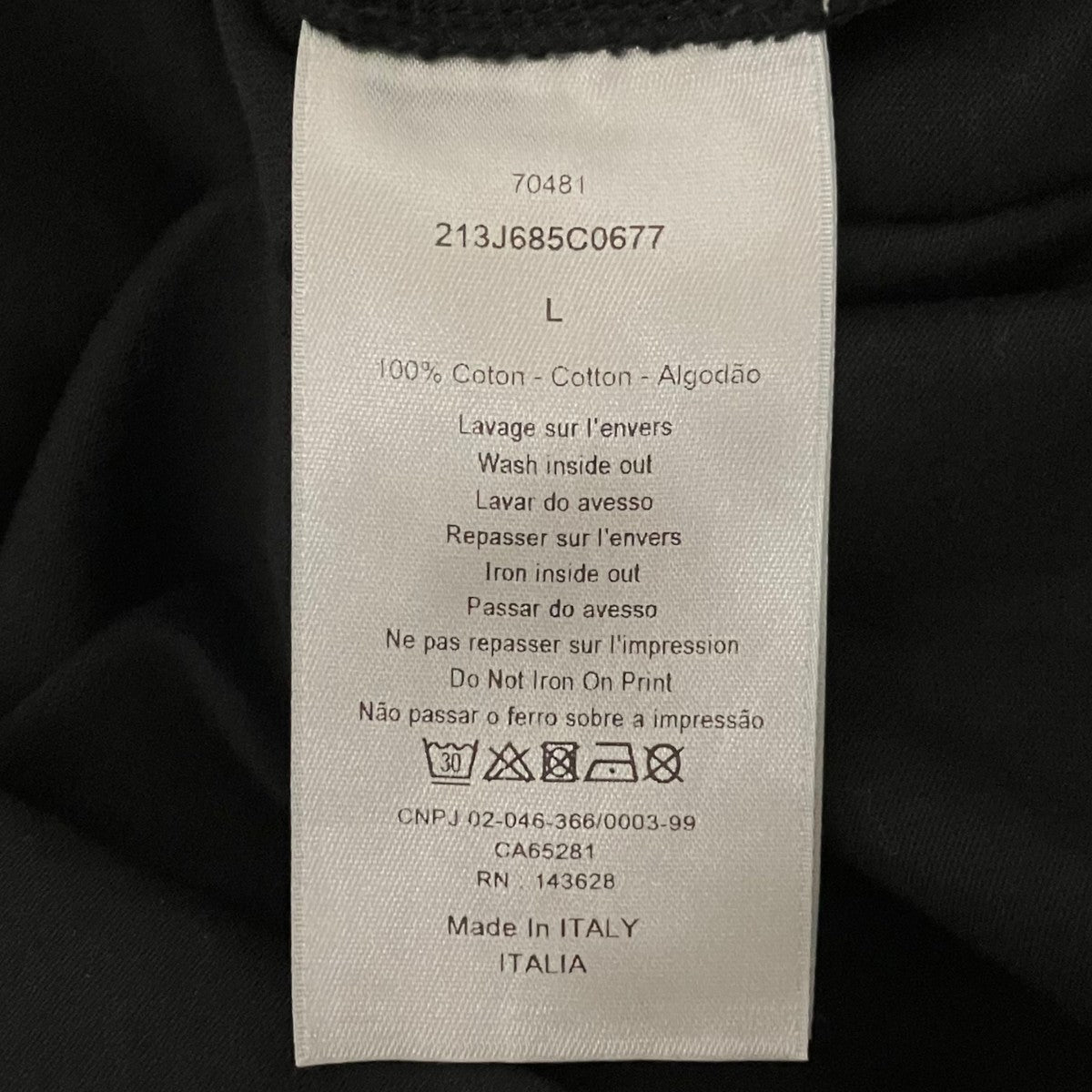 DIOR×TRAVIS SCOTT CACTUS JACK Tシャツ213J685C0677 古着・中古-6枚目のアイテム画像