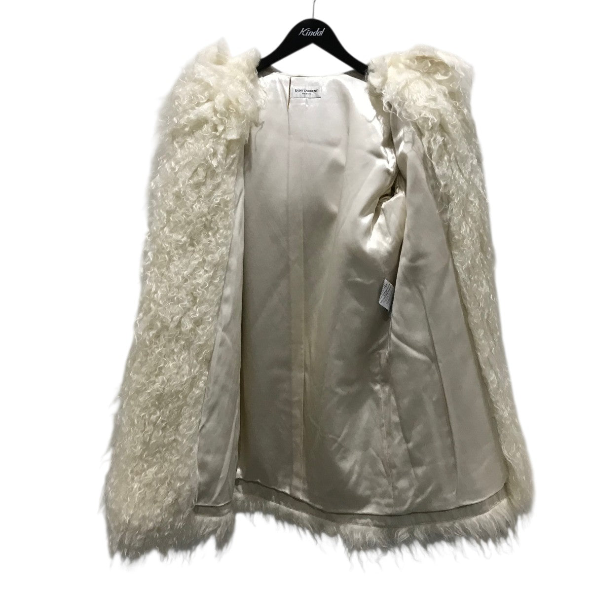 Saint Laurent Paris モヘヤ混トグルコート 古着・中古-6枚目のアイテム画像