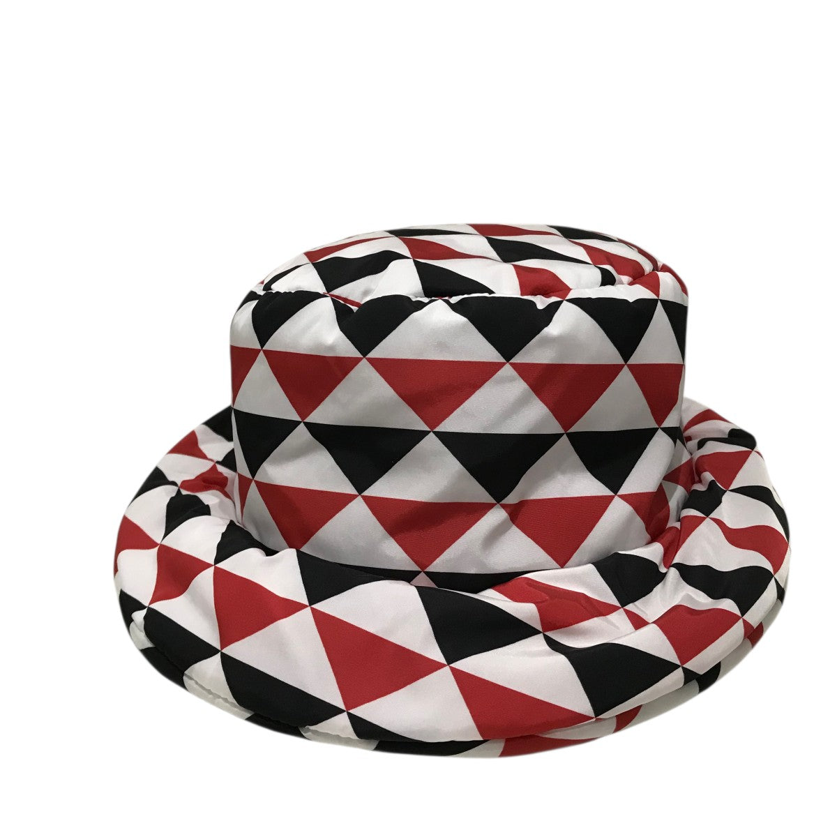 PRADA トライアングルジャガードハット1GC248 古着・中古-1枚目のアイテム画像