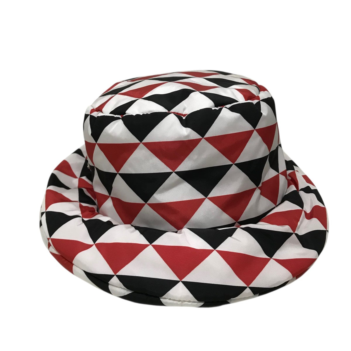 PRADA トライアングルジャガードハット1GC248 古着・中古-3枚目のアイテム画像
