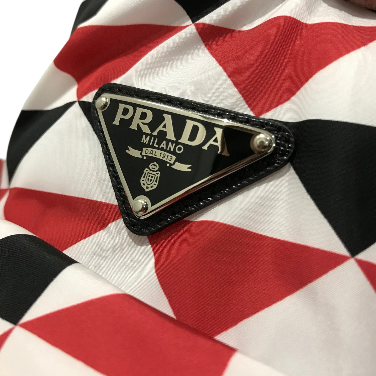 PRADA トライアングルジャガードハット1GC248 古着・中古-5枚目のアイテム画像