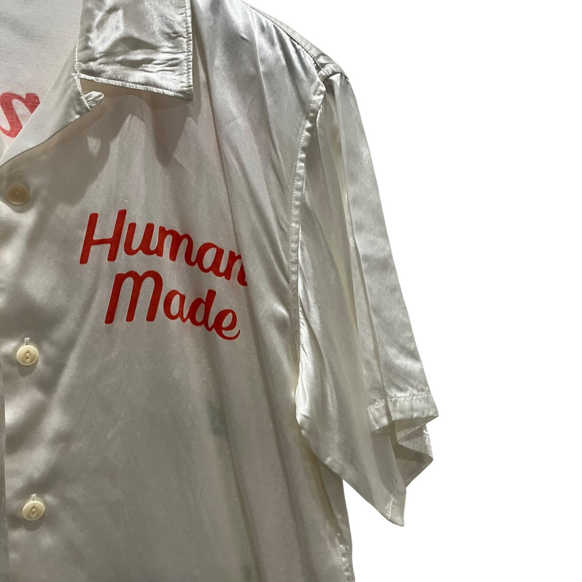 HUMAN MADE(ヒューマンメイド) アロハシャツ ホワイト サイズ S