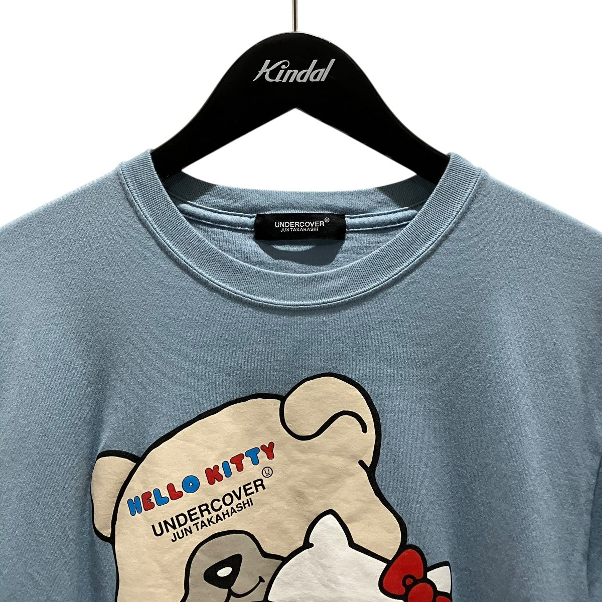 新品未使用　UNDERCOVER HELLO KITTY Tシャツ Sサイズ UNDERCOVER×HELLO KITTY プリントTシャツUC2D8807 UC2D8807 ブルー