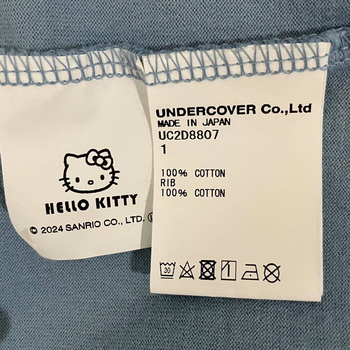 UNDERCOVER×HELLO KITTY プリントTシャツUC2D8807 UC2D8807 ブルー