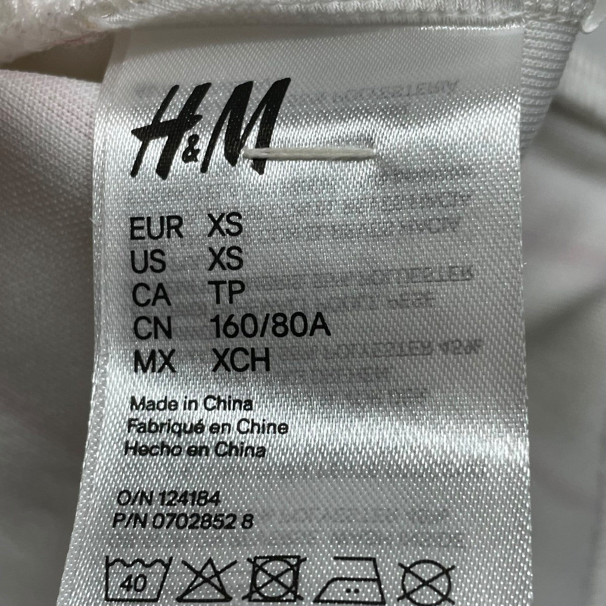 H＆M×MOSCHINO ベースボールシャツ 古着・中古-5枚目のアイテム画像